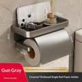 Wandmontierter WC-Papierhalter aus Aluminium