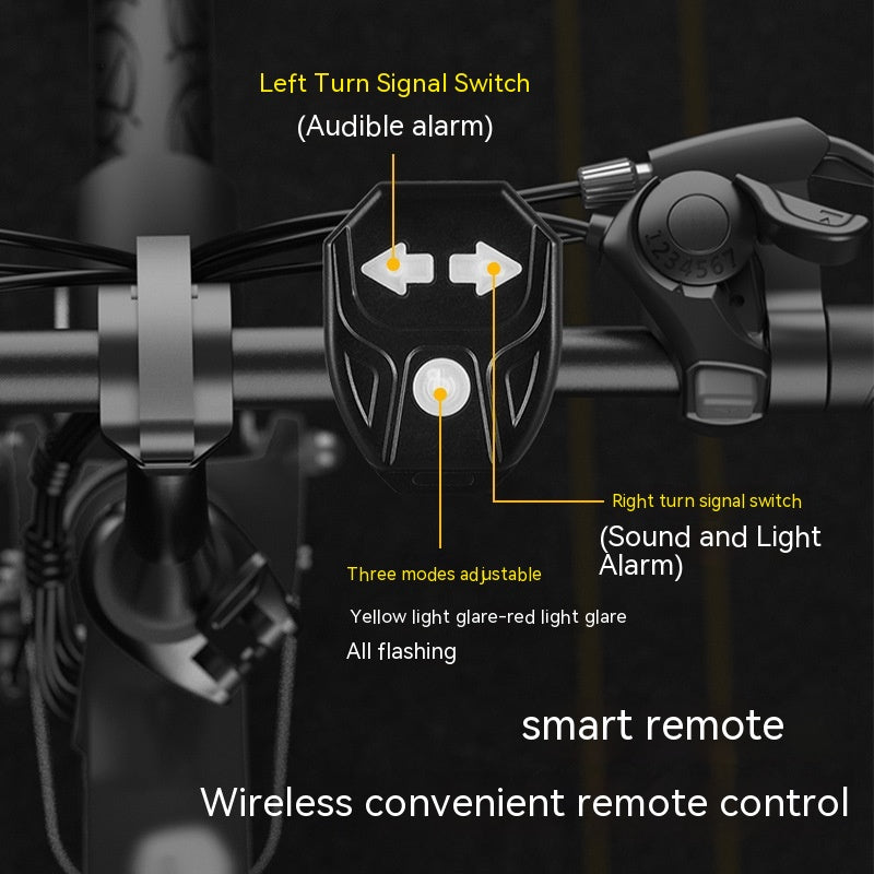 Velo-Rücklicht mit Blinker & Fernbedienung