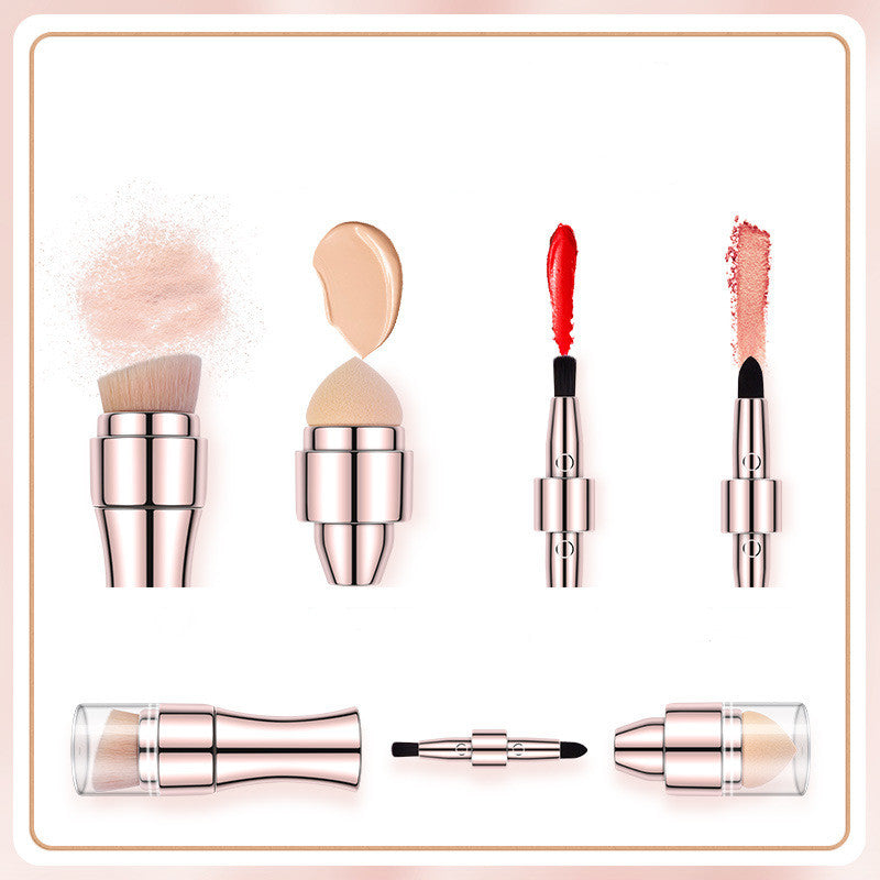 4-in-1 Multifunktions-Make-up-Pinsel Metallic – Bild 2 | LuxeStyle