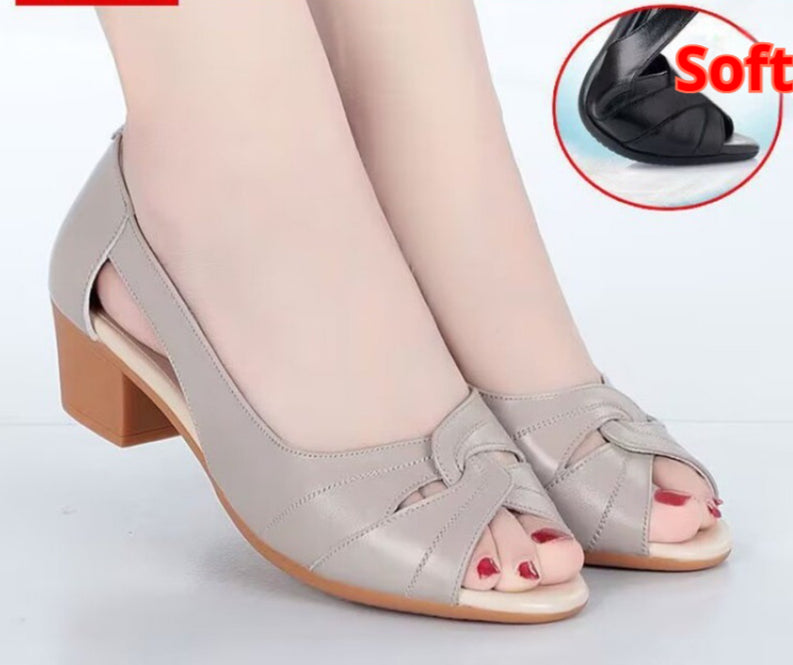 Peep Toe Sandalen im römischen Stil – Bild 4 | LuxeStyle