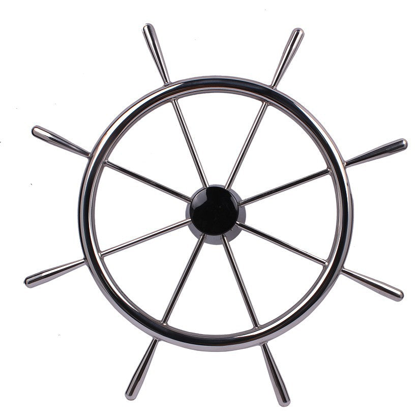 Steuerungsrad aus Edelstahl 400 mm – Bild 4 | LuxeStyle
