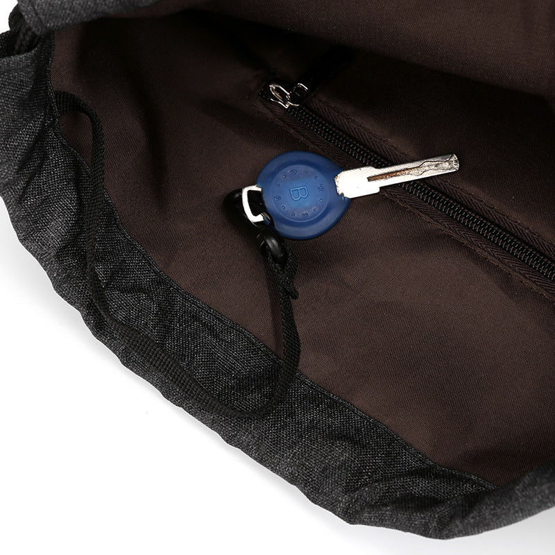 Wasserdichter Oxford Rucksack mit Kopfhöreranschluss – Bild 8 | LuxeStyle