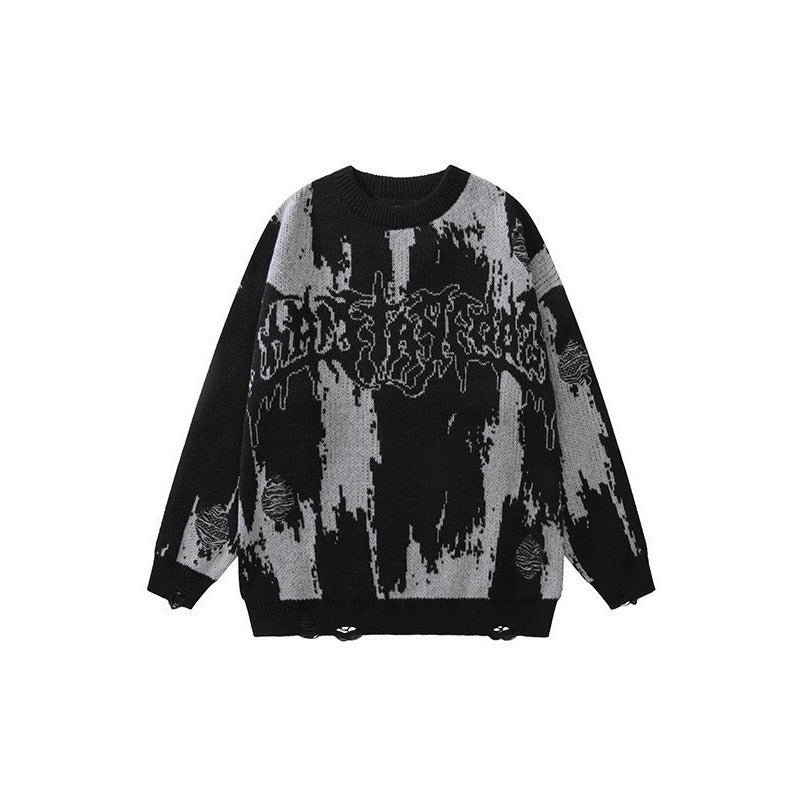 3D Strick-Sweatshirt für Herren