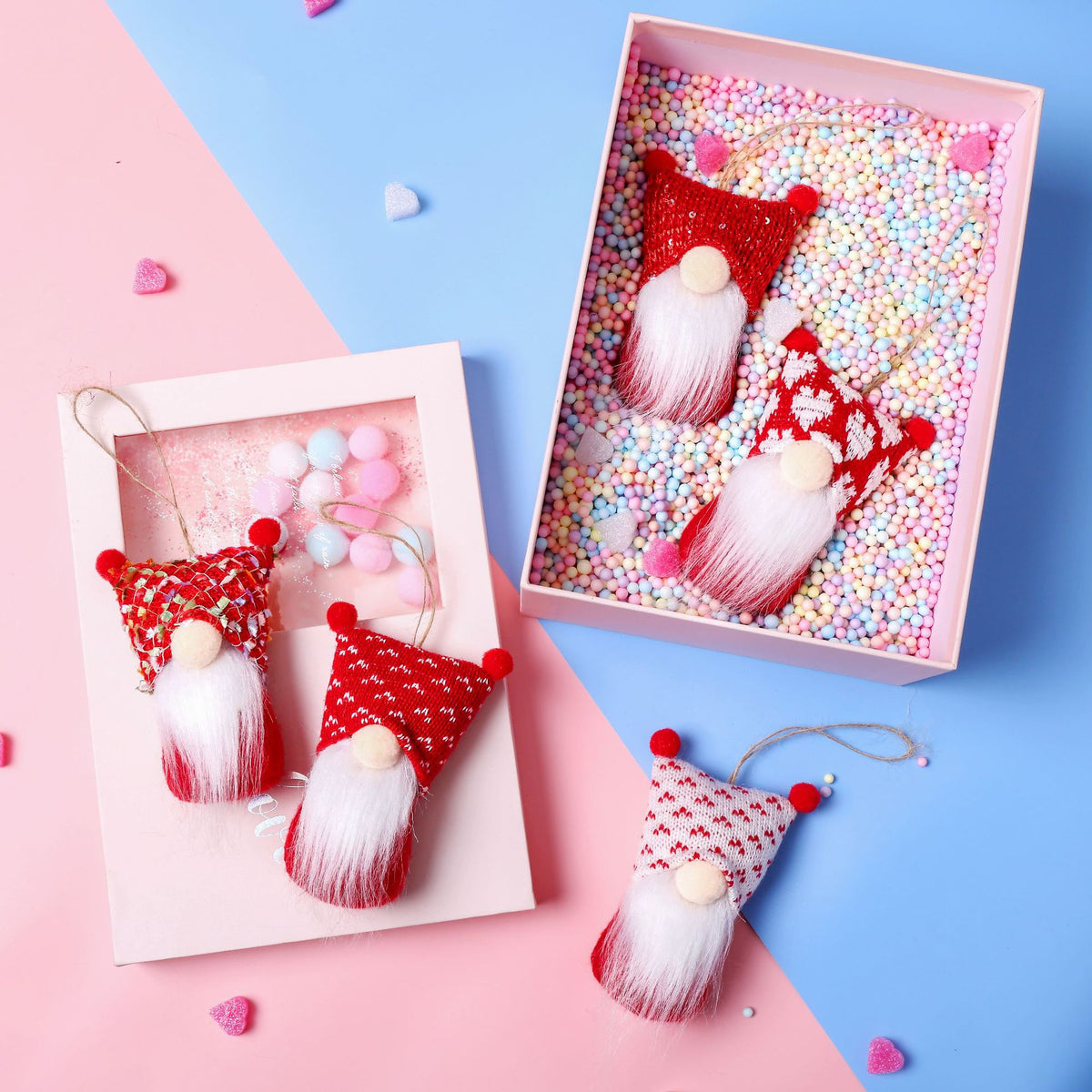 Weihnachts-Plüschfiguren – 5er-Set | LuxeStyle