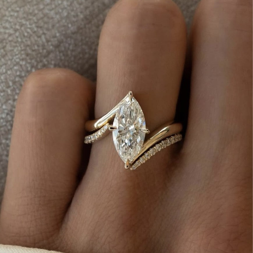 S925 Silber Moissanit Ring für Damen – Bild 1 | LuxeStyle