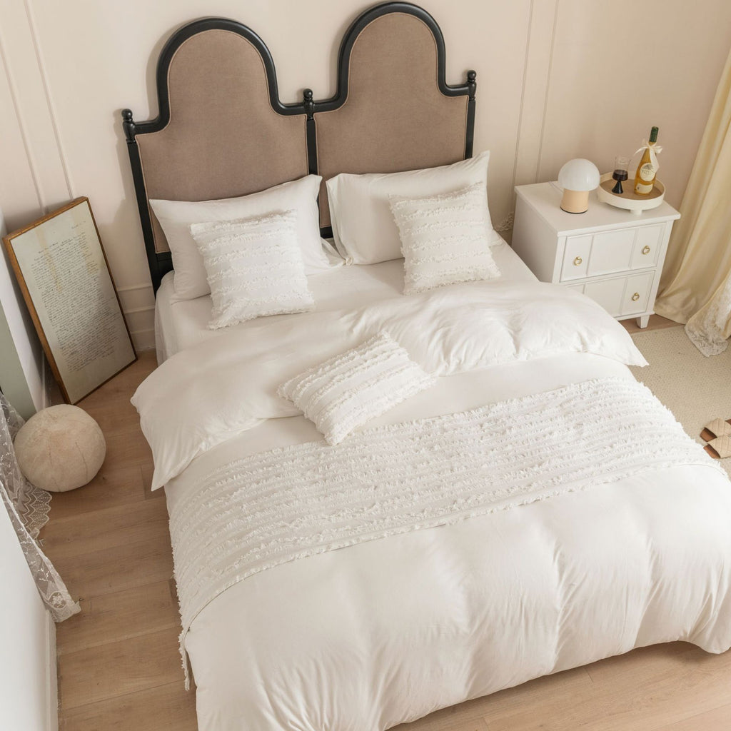 Bettläufer aus Baumwoll-Leinen-Jacquard – Bild 7 | LuxeStyle