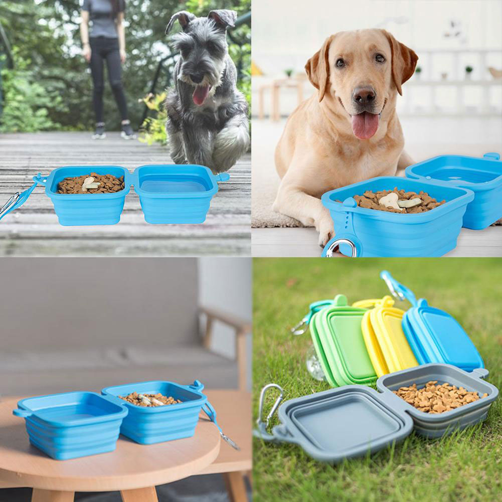 Faltbarer Doppel-Napf für Hunde und Katzen – Bild 5 | LuxeStyle