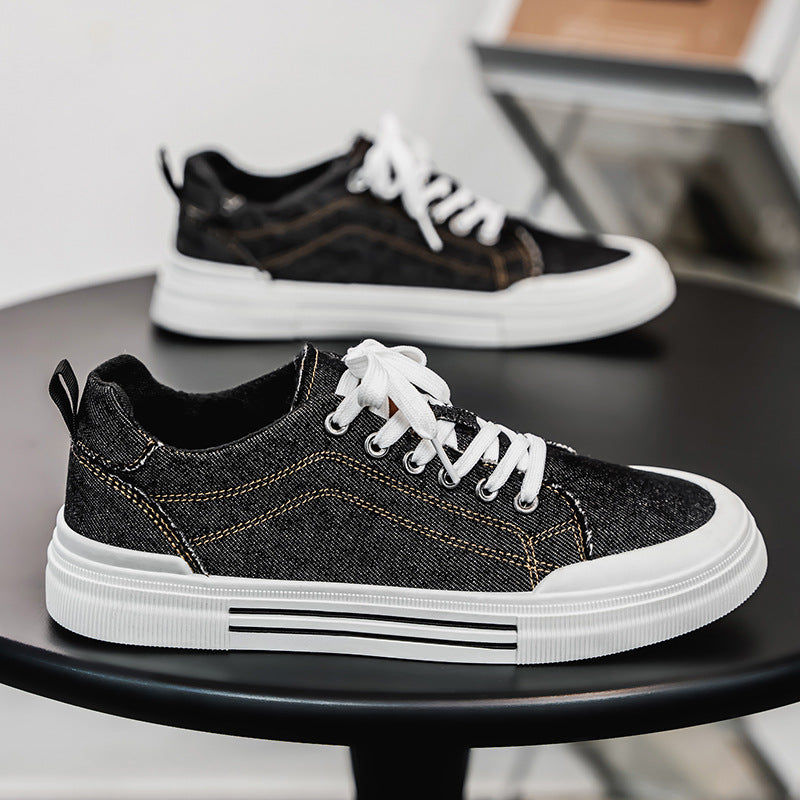 Denim Low-Top Sneakers für Herren