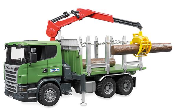 Scania R-Serie Holztransport LKW, Ladekran, Greifer + 3 – Bild 1 | LuxeStyle