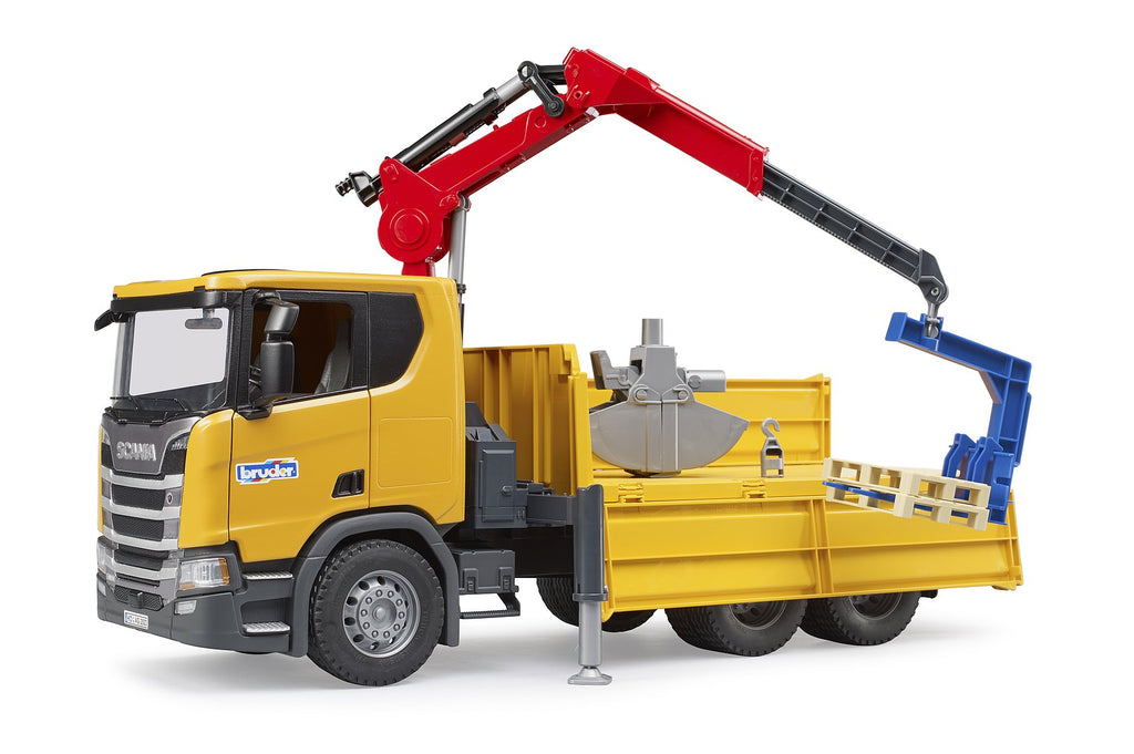 Scania Super 560R Baustellen-LKW mit Kran und 2 Paletten – Bild 1 | LuxeStyle