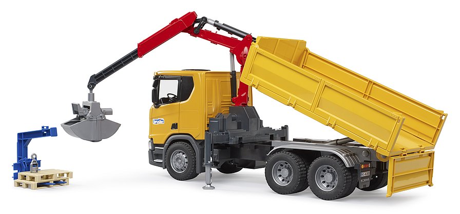 Scania Super 560R Baustellen-LKW mit Kran und 2 Paletten – Bild 2 | LuxeStyle