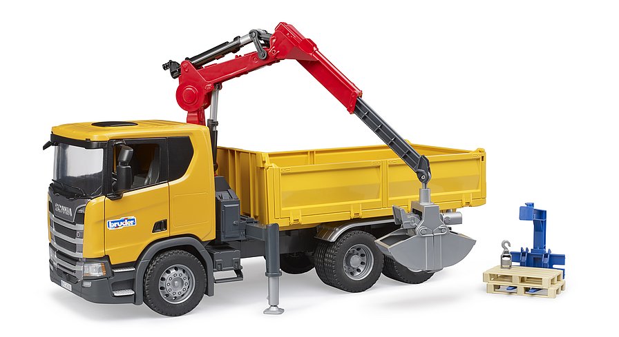 Scania Super 560R Baustellen-LKW mit Kran und 2 Paletten – Bild 3 | LuxeStyle
