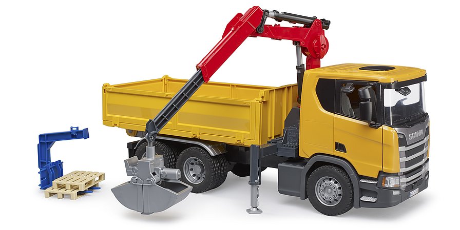 Scania Super 560R Baustellen-LKW mit Kran und 2 Paletten – Bild 4 | LuxeStyle