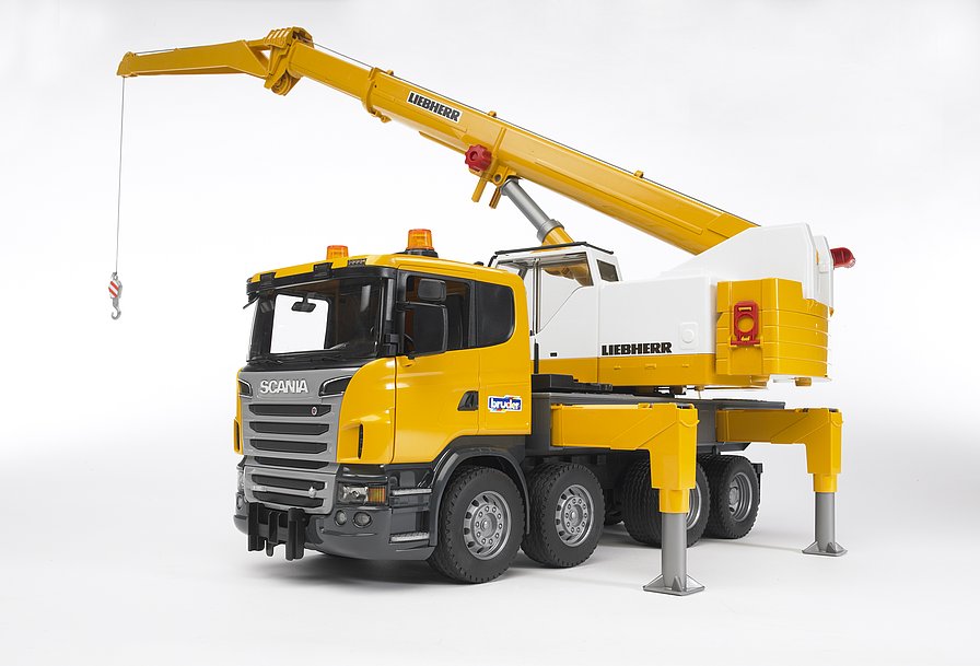 Scania R-Serie Liebherr Kran-LKW mit Light & Sound Module