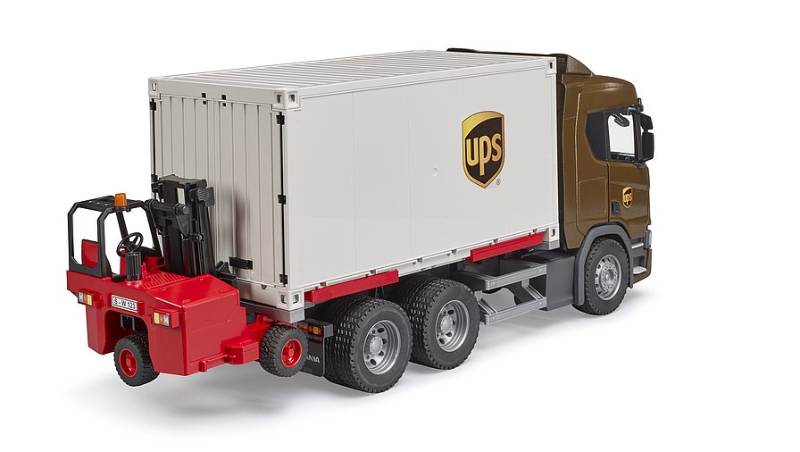 Scania Super 560R UPS Logistik-LKW mit Mitnahmestapler – Bild 3 | LuxeStyle