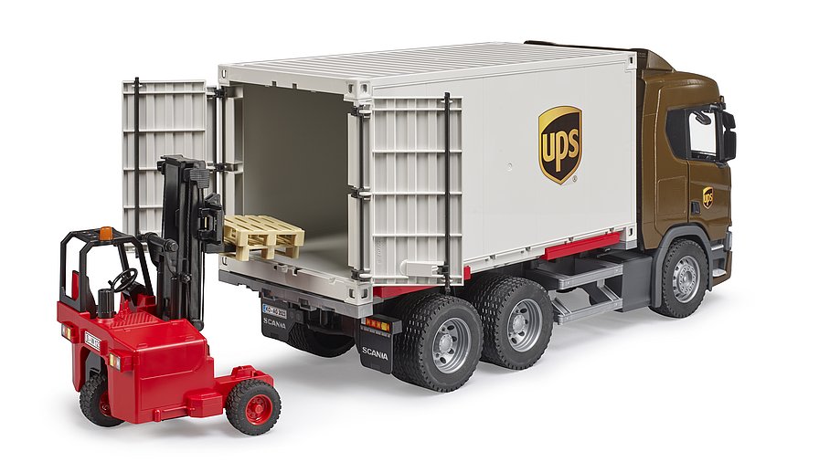 Scania Super 560R UPS Logistik-LKW mit Mitnahmestapler – Bild 4 | LuxeStyle