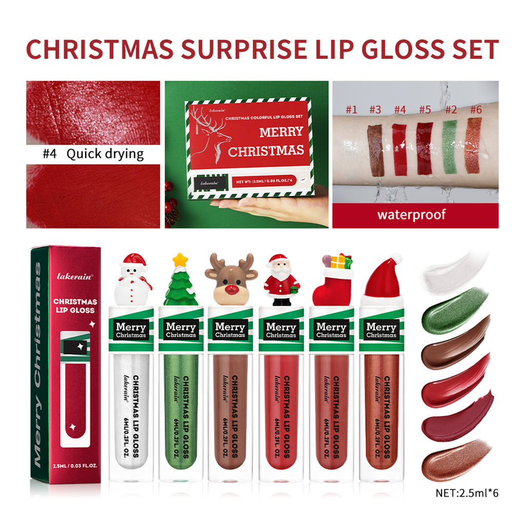 Lakerain Liquid Lipgloss Set (6 Stück) – Bild 6 | LuxeStyle