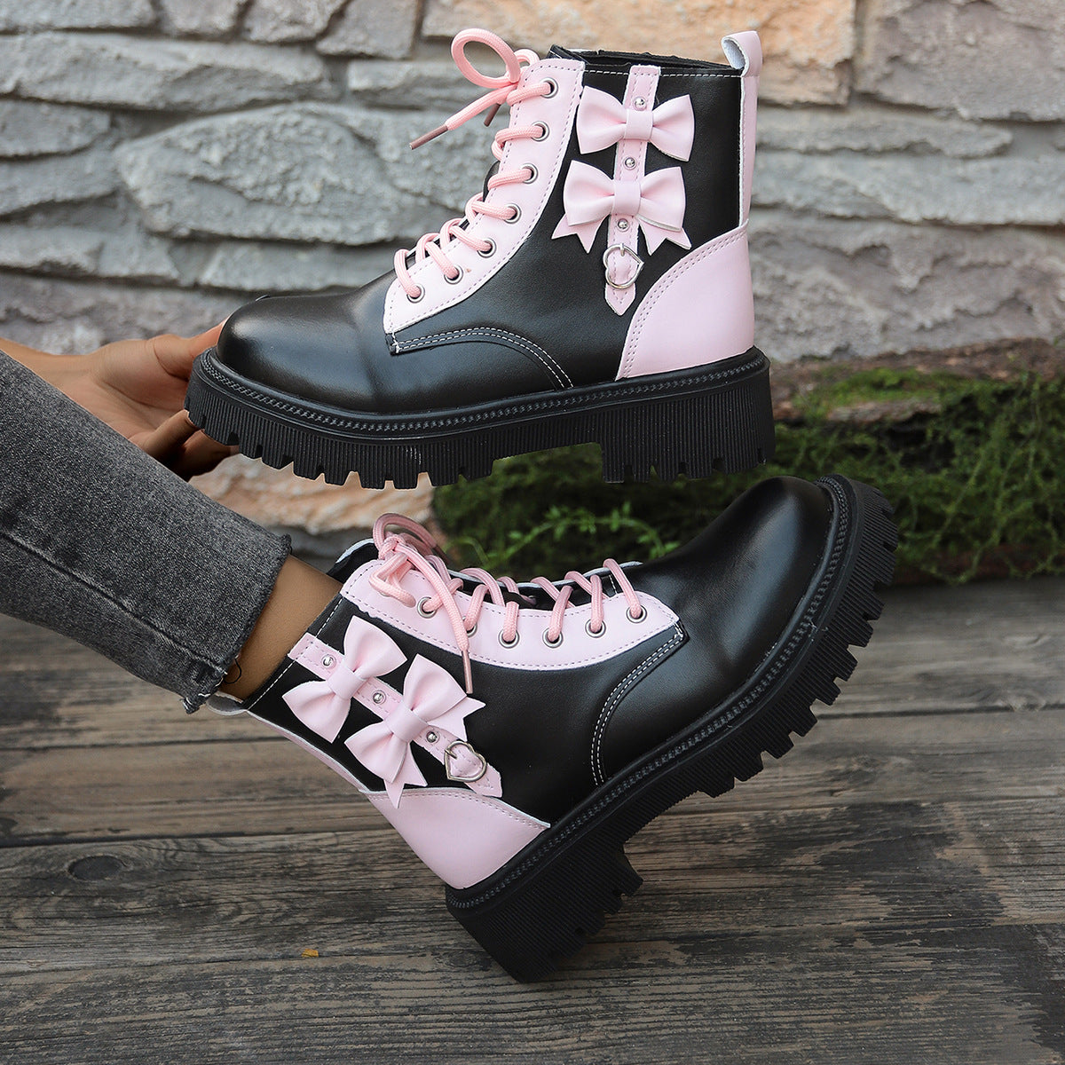 Chunky-Heel Ankle Boots für Damen