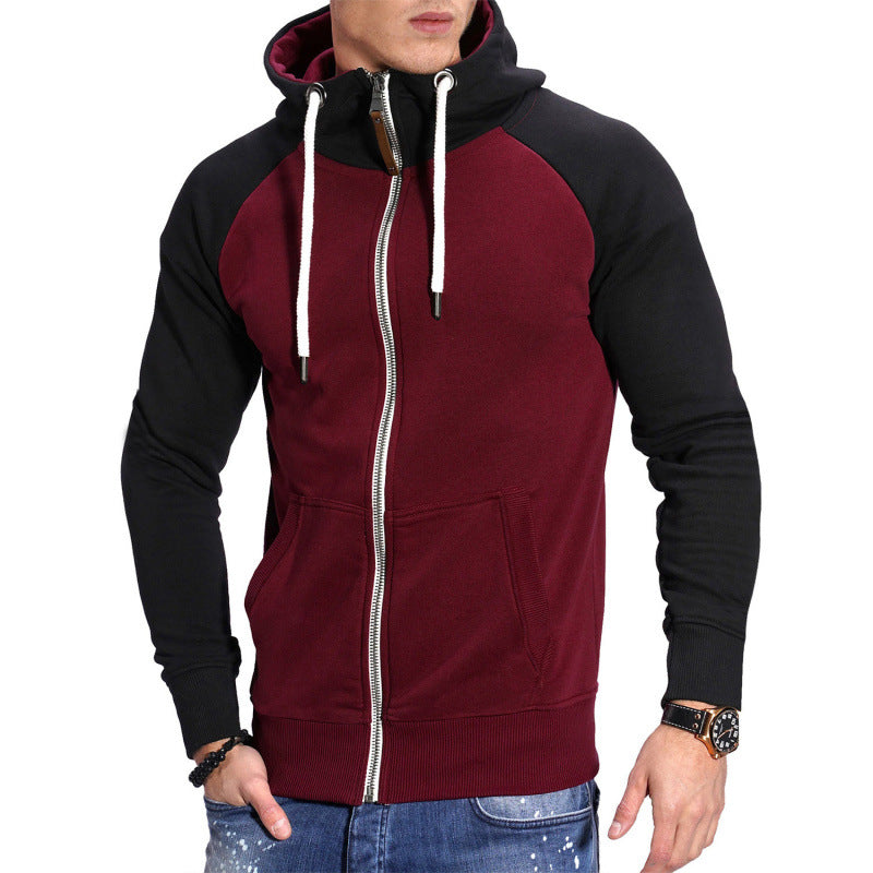 Colorblock Strickjacke für Herren
