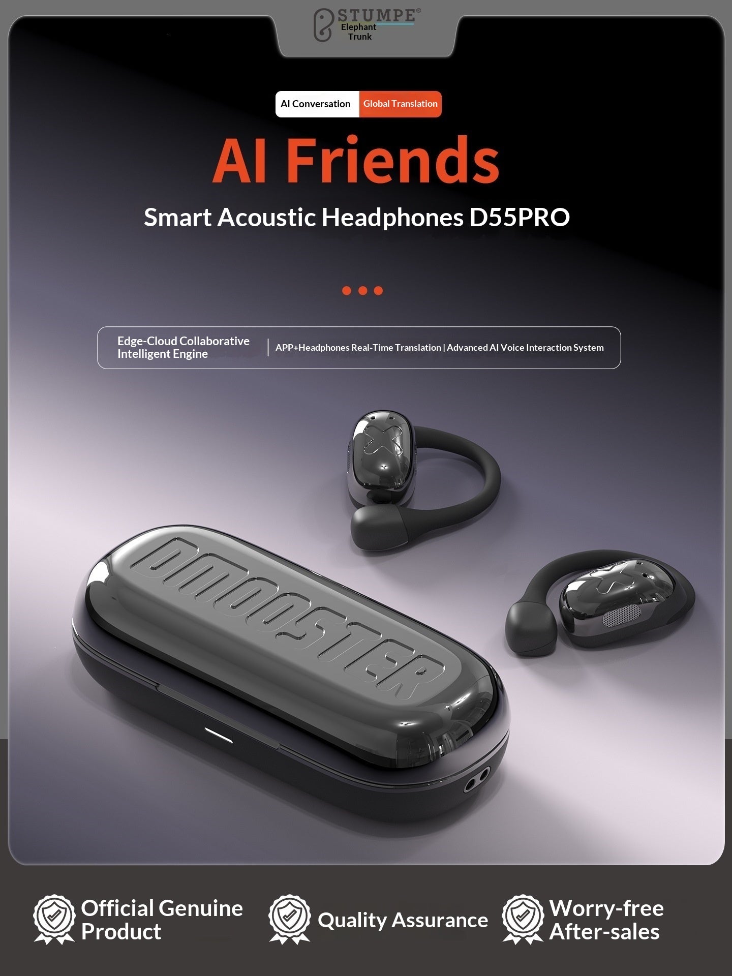 AI Smart Bluetooth Kopfhörer D55PRO