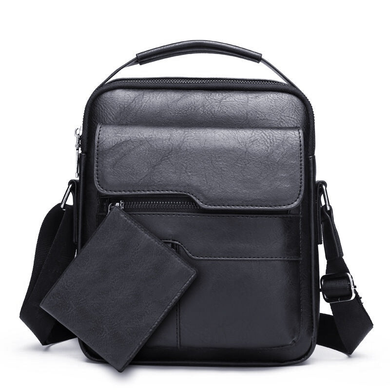 Retro Umhängetasche für Herren – Dokumenten-Messenger – Bild 7 | LuxeStyle