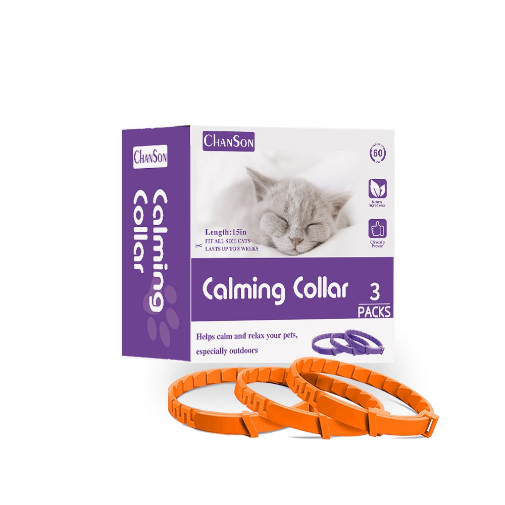 Pheromon Halsband für Haustiere, 3er-Pack