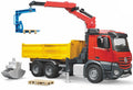 MB Arocs Baustellen LKW mit Kran und Zubehör