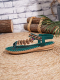 Bohemian Casual Sandalen mit Strass – Bild 9 | LuxeStyle