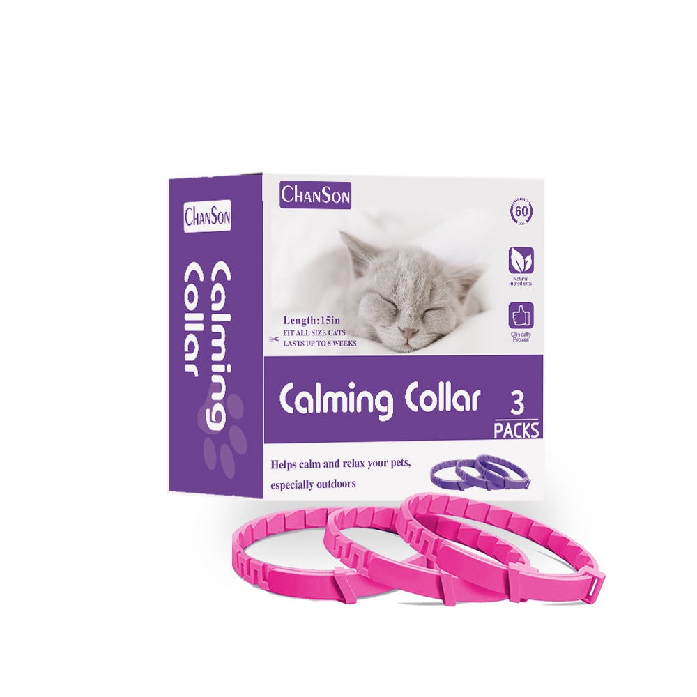 Pheromon Halsband für Haustiere, 3er-Pack