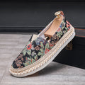 Slip-on Fisherman Schuhe mit Blumenmuster
