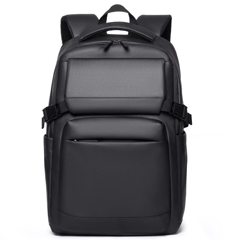 Grosszügiger Business-Rucksack aus PU-Leder – Bild 8 | LuxeStyle