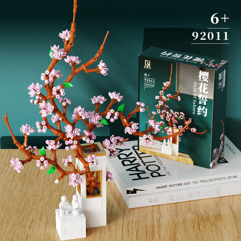 Kirschblüten-Bonsai mit Figuren – Bild 6 | LuxeStyle