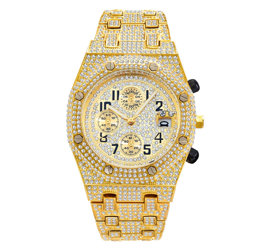 Sportliche Herrenuhr mit Chronograph – Bild 1 | LuxeStyle