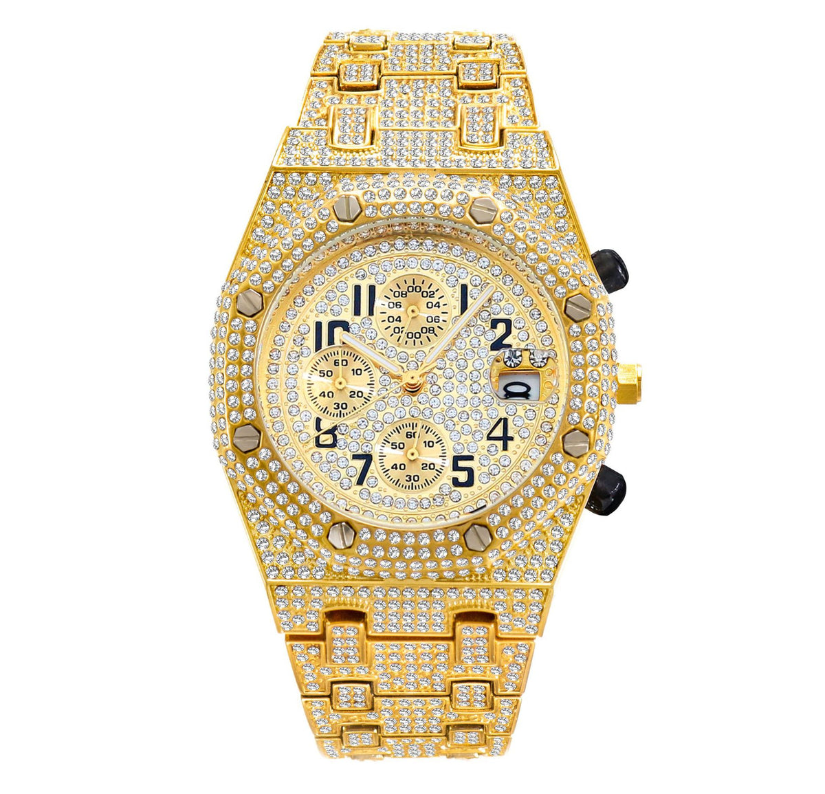 Sportliche Herrenuhr mit Chronograph – Bild 1 | LuxeStyle