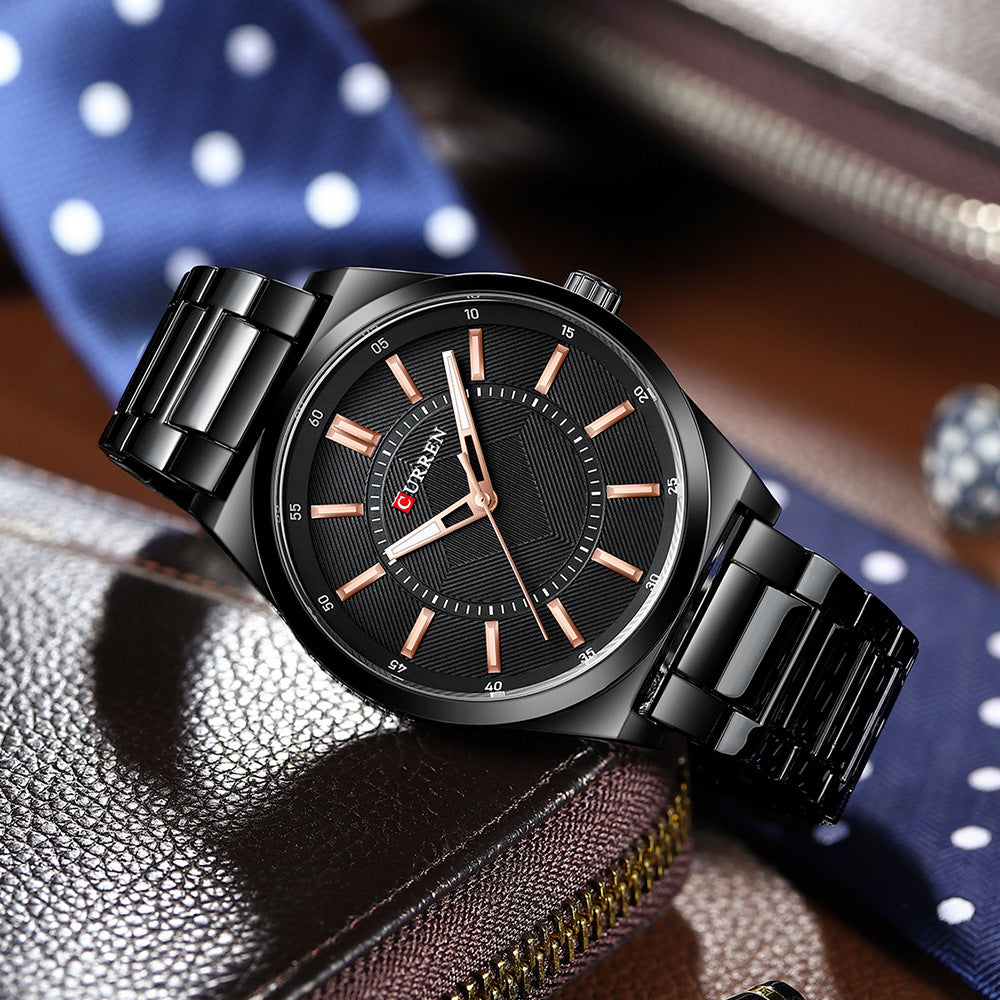 Herren Business Wasserdichte Bar-Clasp Armbanduhr