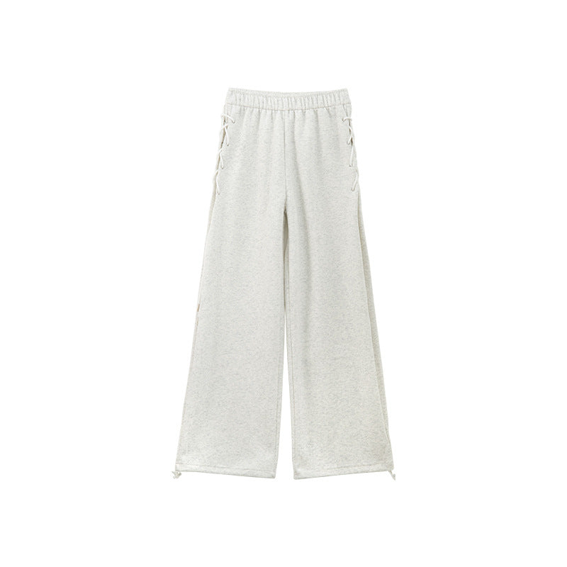 Weite Freizeithose aus Baumwoll-Mix