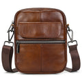 Herren Crossbody Bag aus Vollnarbenleder | LuxeStyle