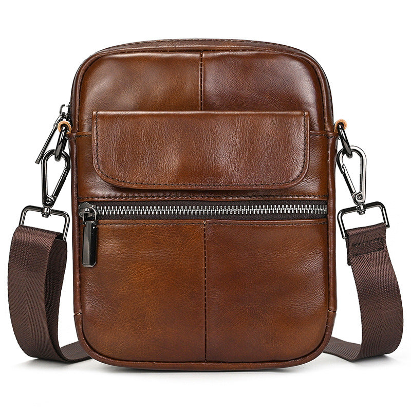 Herren Crossbody Bag aus Vollnarbenleder | LuxeStyle