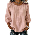 Lässiges Langarm-T-Shirt für Damen