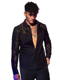 Herren Langarmshirt mit Patchwork – Bild 7 | LuxeStyle