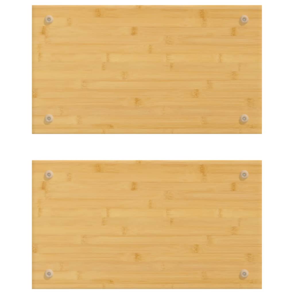 Herdabdeckplatten 2er-Set aus Bambus