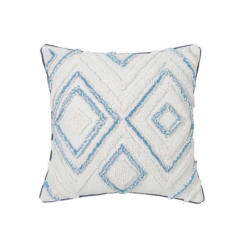 Geometrisches Kissen mit Quasten – Bild 1 | LuxeStyle