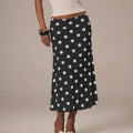 Eleganter Business-Bleistiftrock mit Polka Dots