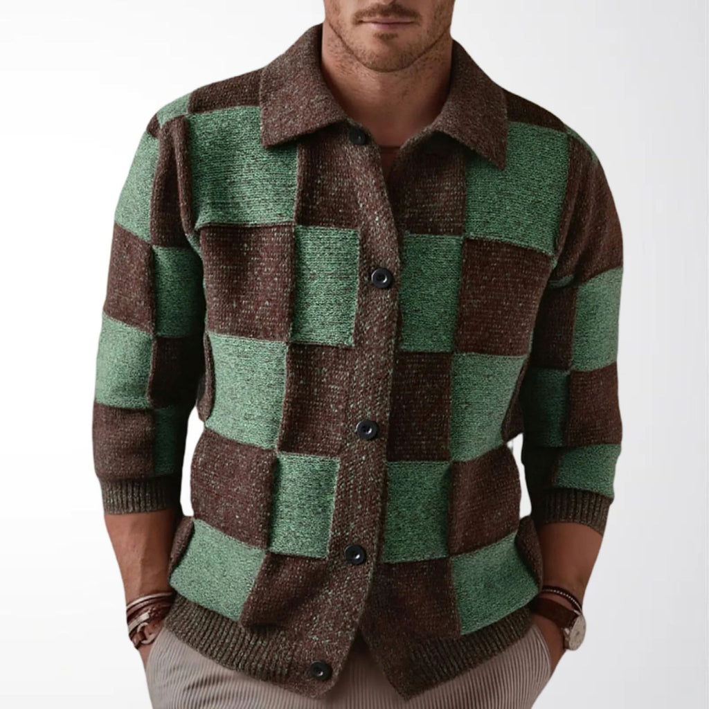 Klassischer Herren-Cardigan im Herbst-Look