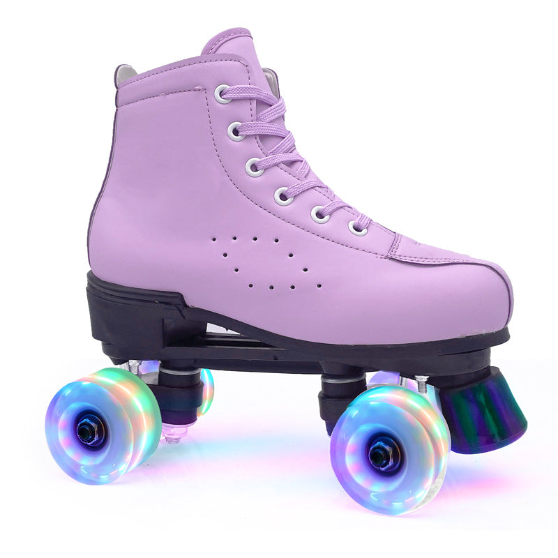 Doppelte Leder-Roller-Skates – Bild 2 | LuxeStyle