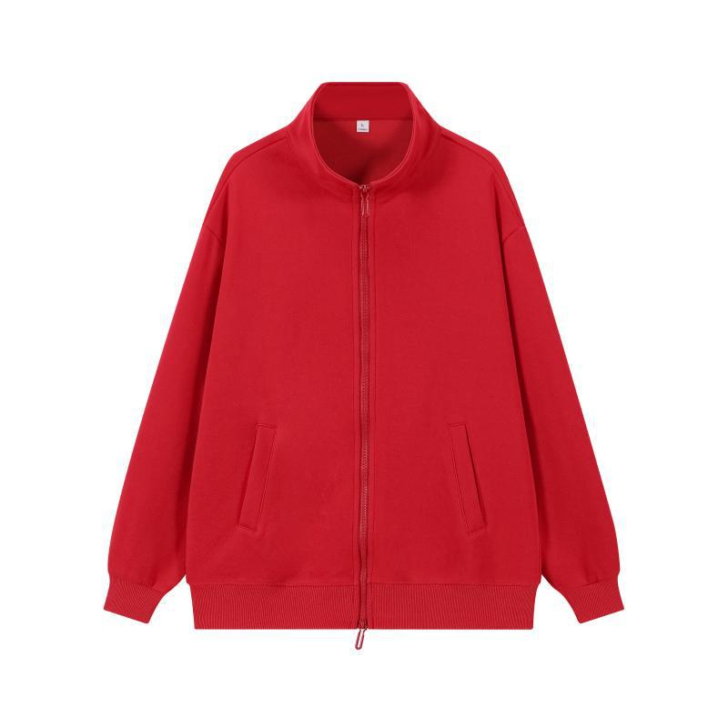 Loose-Fit Kapuzenjacke mit Reissverschluss