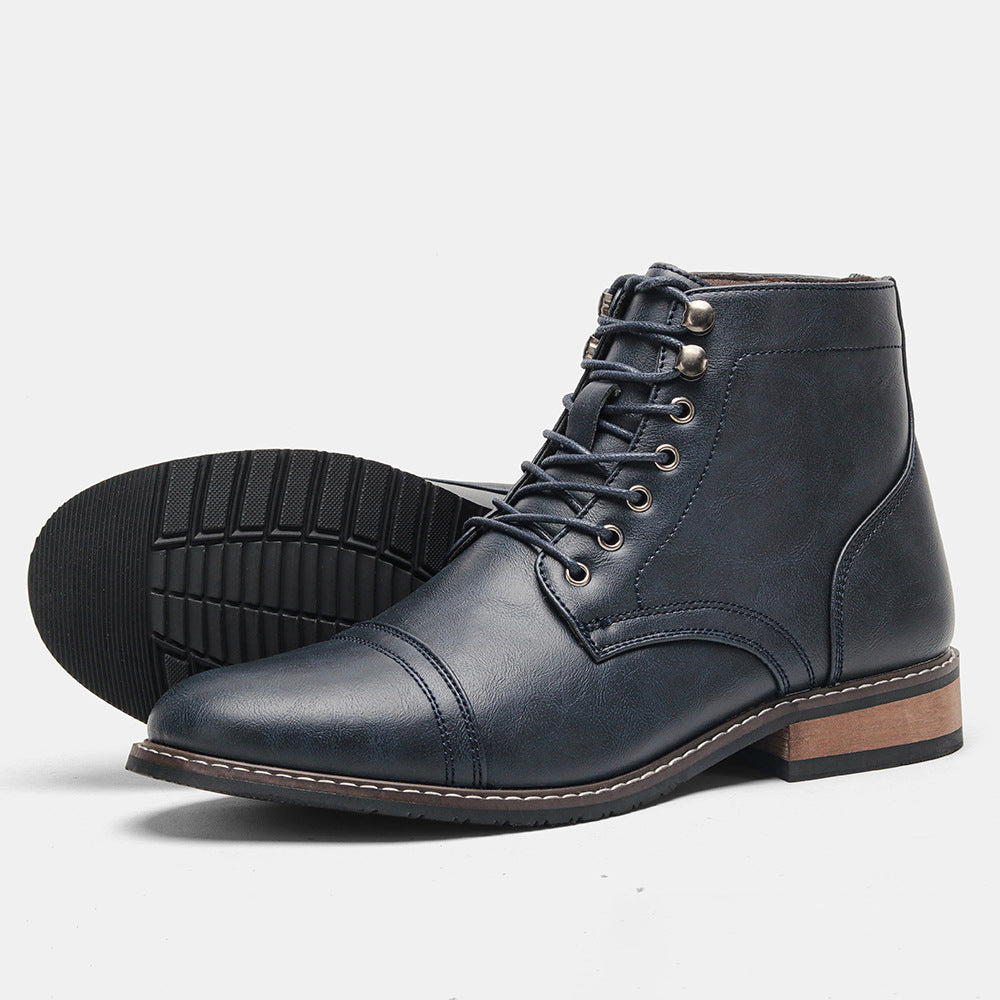 Vintage Casual Leder Boots für Herren