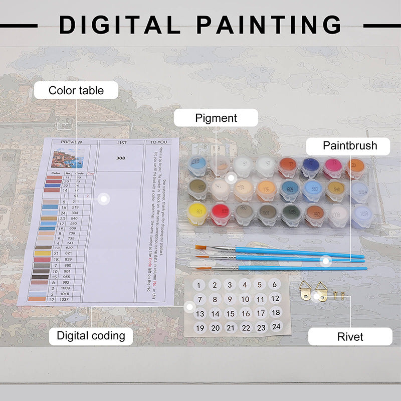 DIY Digital Painting Kit «Magic Of Night»