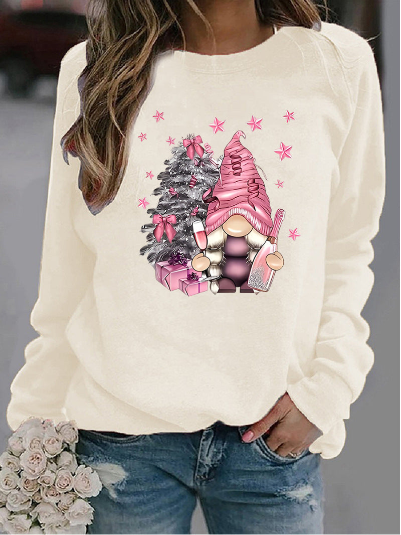 Weihnachts-Pullover für Damen mit Rundhals
