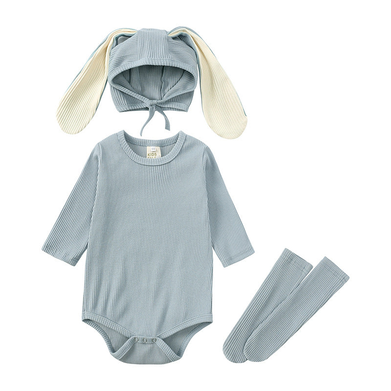 Baby-Strampler mit Hasenohren – Dreiteiler – Bild 6 | LuxeStyle
